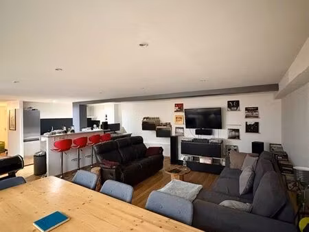 t3 de 103 m² – hôtel de ville / jean jaurès – terrasse – parking privé – disponible mi-jui
