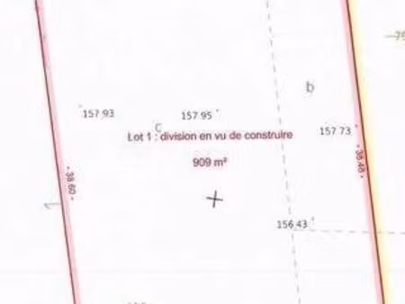 terrain constructible à vendre
