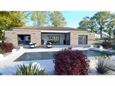 terrain avec maison neuve à vendre