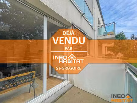 vente appartement 2 pièces à saint-grégoire (35760) : à vendre 2 pièces / 41m² saint-grégo