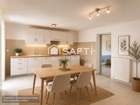 au coeur du centre ville de nuits.st.georges  appt t3 de 72 m² hab.