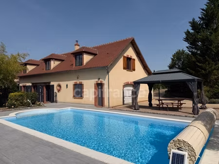 maison à vendre champs sur yonne (89) magnifique propriété de 272 m² 6 chambres piscine te