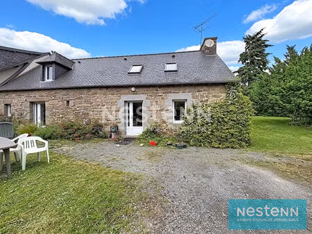 maison longère en campagne de plaintel proche saint julien  en impasse  3 chambres  1100 m