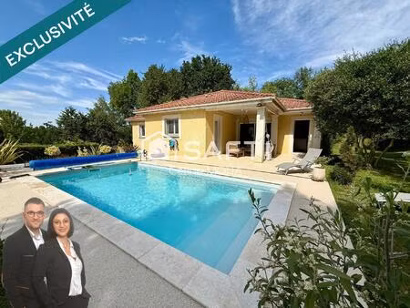 maison 4 chambres avec piscine sur 1 514m2