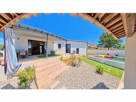 villa neuve 2024 + dépendance & piscine – 99.5 + 28 m² d'habitation – moussac  pays d'uzès