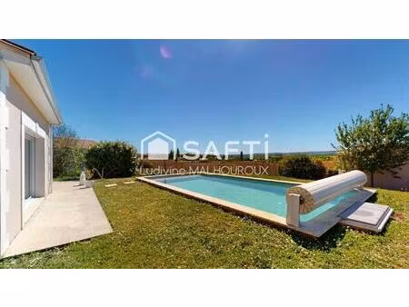 maison familiale lumineuse avec piscine à villebois-lavalette – 140 m² sur 1 260 m² de ter