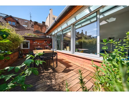 annecy coeur de ville appartement 116m2 dernier etage avec