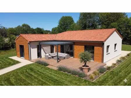 terrain avec maison neuve à vendre