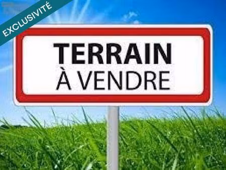 terrain constructible viabilisé à vendre
