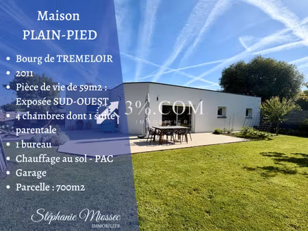 maison contemporaine de plain-pied 4 chambres + bureau