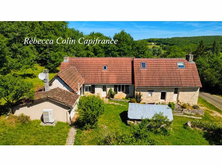 authentique longère en pierre en périgord noir sur un terrain de 2849 m²