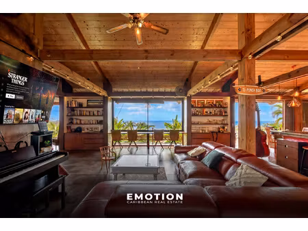 villa t6 r+1 288 m2 - vue mer panoramique - deshaies
