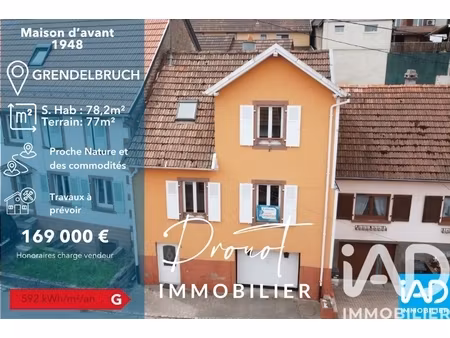 vente maison de ville 3 pièces
