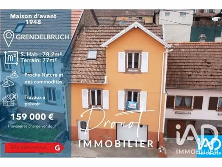 vente maison de ville 4 pièces