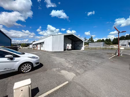 a vendre en exclusivite - local d'activité allassac 320 m2 avec auvent bureau-salle d'eau-