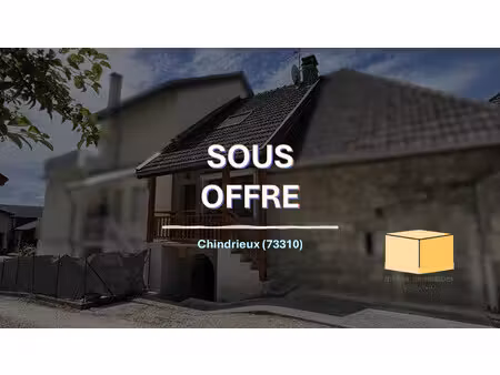 achat maison 2 pièces 37m² chindrieux 73310