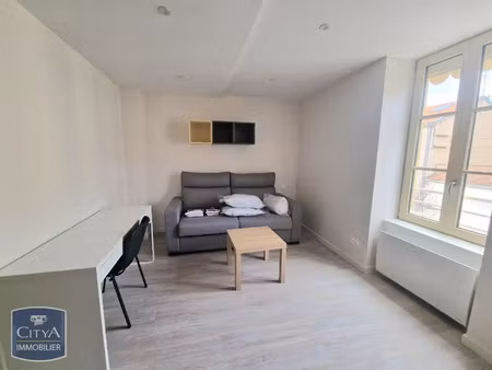 appartement à louer 1 pièce 24.6 m² - roanne (42) - 450€