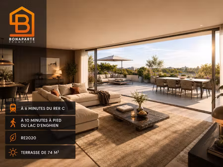 vente appartement 3 pièces 74 m² saint-prix (95390)
