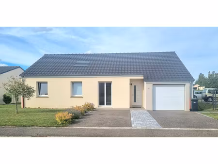 maison plain-pied 93 m2 - 3 chambres - garage - jardin