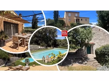 maison sur les hauteurs et son mazet au cœur d'une nature préservée