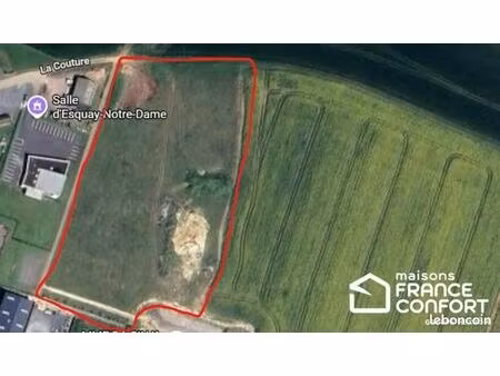 terrain 443 m² esquay notre dame