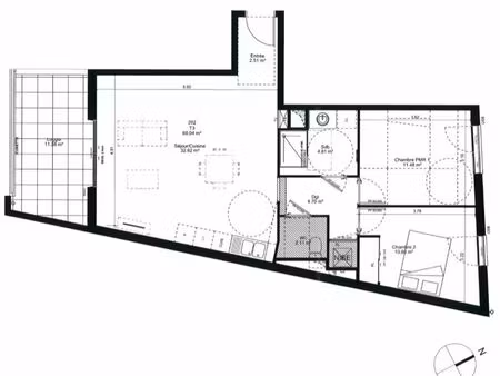 t3 neuf de 69 m² avec loggia – fontaines-sur-saône
