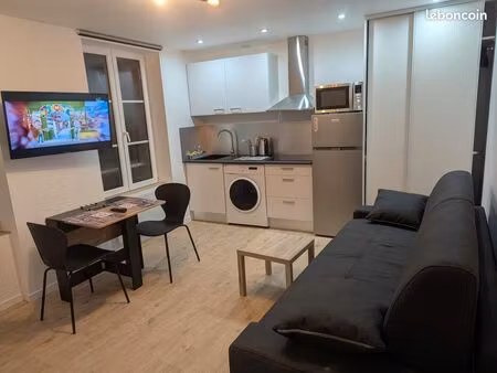 location studio meublé granville