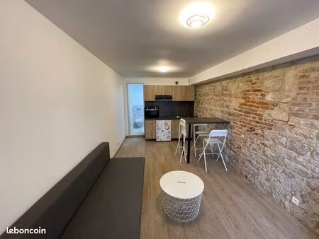studio meublé 25 m²  calme et verdoyant