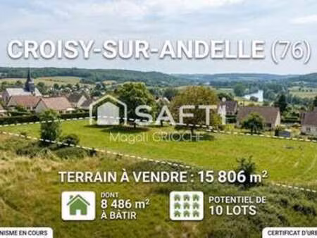 vente terrain à croisy-sur-andelle (76780) : à vendre / 15806m² croisy-sur-andelle