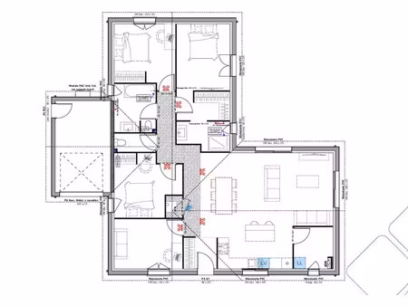 vente maison à construire 117 m² cestas (33610)