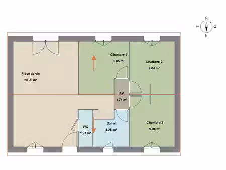 vente maison neuve 4 pièces 77 m² à frejus (83600)  395 000 €