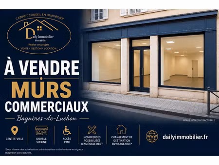 vente commerce 2 pièces 46 m² bagnères-de-luchon (31110)