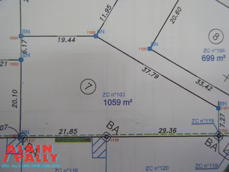 achat terrain 1 059m² st jean froidmentel 41160