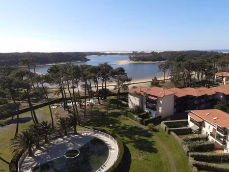 appartement lumineux avec terrasse vue lac à proximité de vieux-boucau
