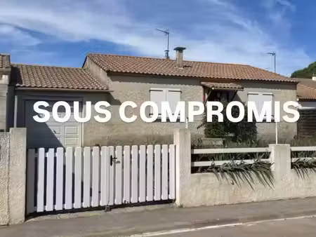vente maison 3 pièces 76 m² mudaison (34130)