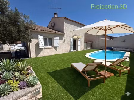 vente maison 6 pièces 117 m² sauvian (34410)