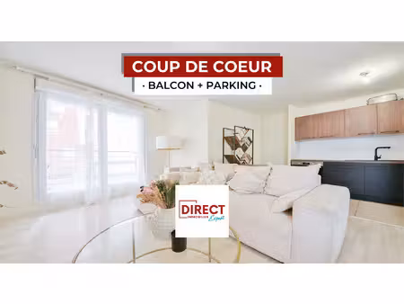 appartement 2p + balcon + parking