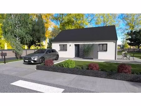 terrain avec maison neuve à vendre