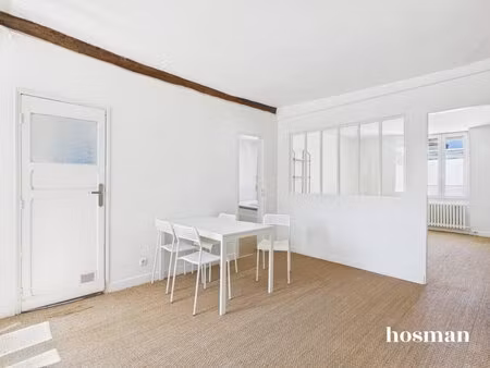 appartement 2 pièces de 53 m² - traversant et calme - rue réaumur  paris 3e - arts et...