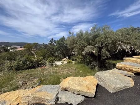 vente terrain 500m2 ollioules 83190 - 260000 € - surface privée