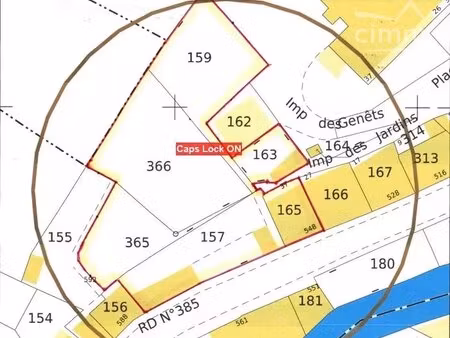 sous offe d'achat terrain constructible à lamure sur azergues