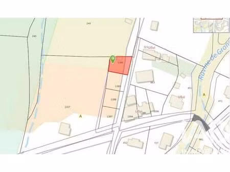 terrain constructible à vendre