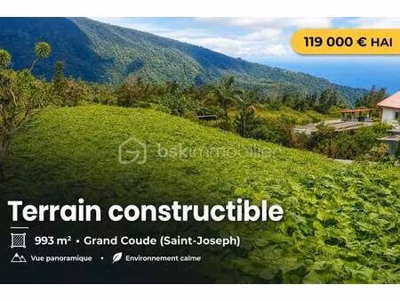 terrain constructible à vendre