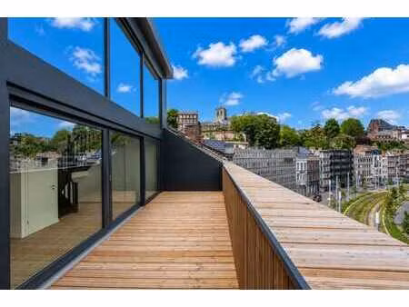 penthouse avec vue unique au cœur de liège