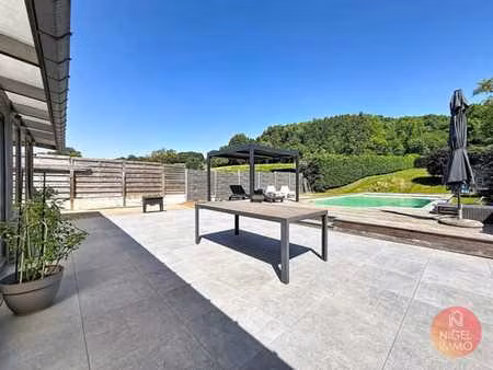? villa 4f piscine haccourt  1850m²   4 chs  élec conf !