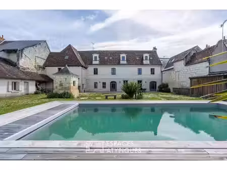 maison de caractère avec piscine et dépendances aux portes de la cité royale de loches