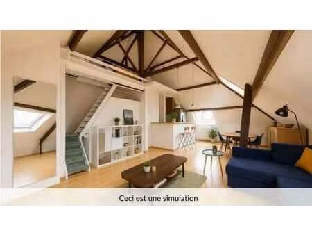 thieffry : appt 1ch + mezzanine - petite copro