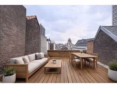 sablon - duplex 2 chambres avec terrasses