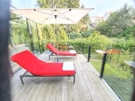 uccle : maison contemporaine - 3 chambres + bureau