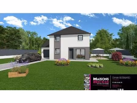 terrain avec maison neuve à vendre